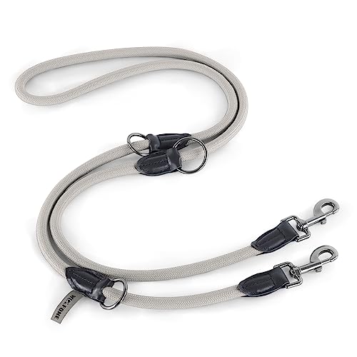 Wolfone Doppelendig Hand frei Hochbelastbar Einstellbar Seil-Hundeleine, gut für Spaziergänge, Camping, passend für große, mittlere und kleine Hunde 2,1M Hellgrün Wolfone Doppelendig Hand frei Hochbelastbar Einstellbar Seil-Hundeleine, gut für Spaziergänge, Camping, passend für große, mittlere und kleine Hunde 2,1M Hellgrün von Wolfone