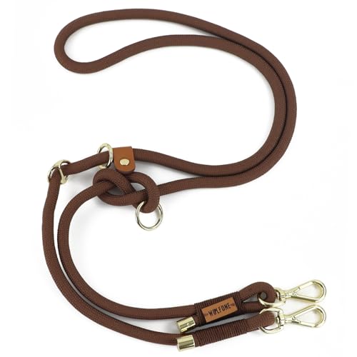 Wolfone Multi-Functional Double-Ended Rope Hundeleine Hand frei Heavy Duty einstellbare Leine für große mittlere kleine Hund 2,1M Pfauenrosa Wolfone Multi-Functional Double-Ended Rope Hundeleine Hand frei Heavy Duty einstellbare Leine für große mittlere kleine Hund 2,1M Pfauenrosa von Wolfone