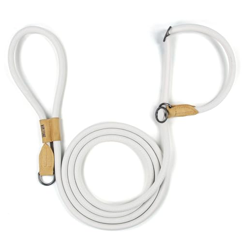 Wolfone Retrieverleine Hundeleine – robuste Leine mit verstellbarer Schlaufe und freihändigem Griff für Training, Spaziergänge aktive Hunde, Hellgrau, 3 m x Ø 12 mm Wolfone Retrieverleine Hundeleine – robuste Leine mit verstellbarer Schlaufe und freihändigem Griff für Training, Spaziergänge aktive Hunde, Hellgrau, 3 m x Ø 12 mm von Wolfone