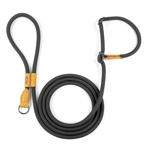 Wolfone Retrieverleine Hundeleine – robuste Leine mit verstellbarer Schlaufe und freihändigem Griff für Training, Spaziergänge aktive Hunde, Schwarz, 3 m x Ø 12 mm Wolfone Retrieverleine Hundeleine – robuste Leine mit verstellbarer Schlaufe und freihändigem Griff für Training, Spaziergänge aktive Hunde, Schwarz, 3 m x Ø 12 mm von Wolfone