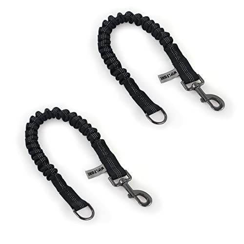 Wolfone Shock Absorber Reflektierende Fäden Bungee Hundeleine für Running, Training, Recall 2er Pack Schwarz Wolfone Shock Absorber Reflektierende Fäden Bungee Hundeleine für Running, Training, Recall 2er Pack Schwarz von Wolfone