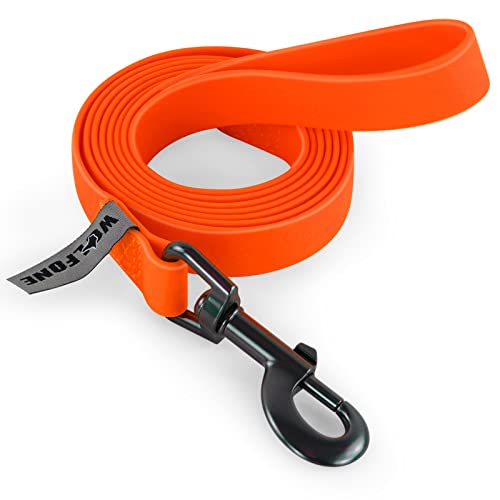 Wolfone 1,5m orange Schleppleine für Hunde,wasserdichte Trainingsleine, strapazierfähige und Pflegeleichte Leine, geeignet für Rückruf, Schwimmen, Camping, Strand, Jagd, Spaziergänge Wolfone 1,5m orange Schleppleine für Hunde,wasserdichte Trainingsleine, strapazierfähige und Pflegeleichte Leine, geeignet für Rückruf, Schwimmen, Camping, Strand, Jagd, Spaziergänge von Wolfone