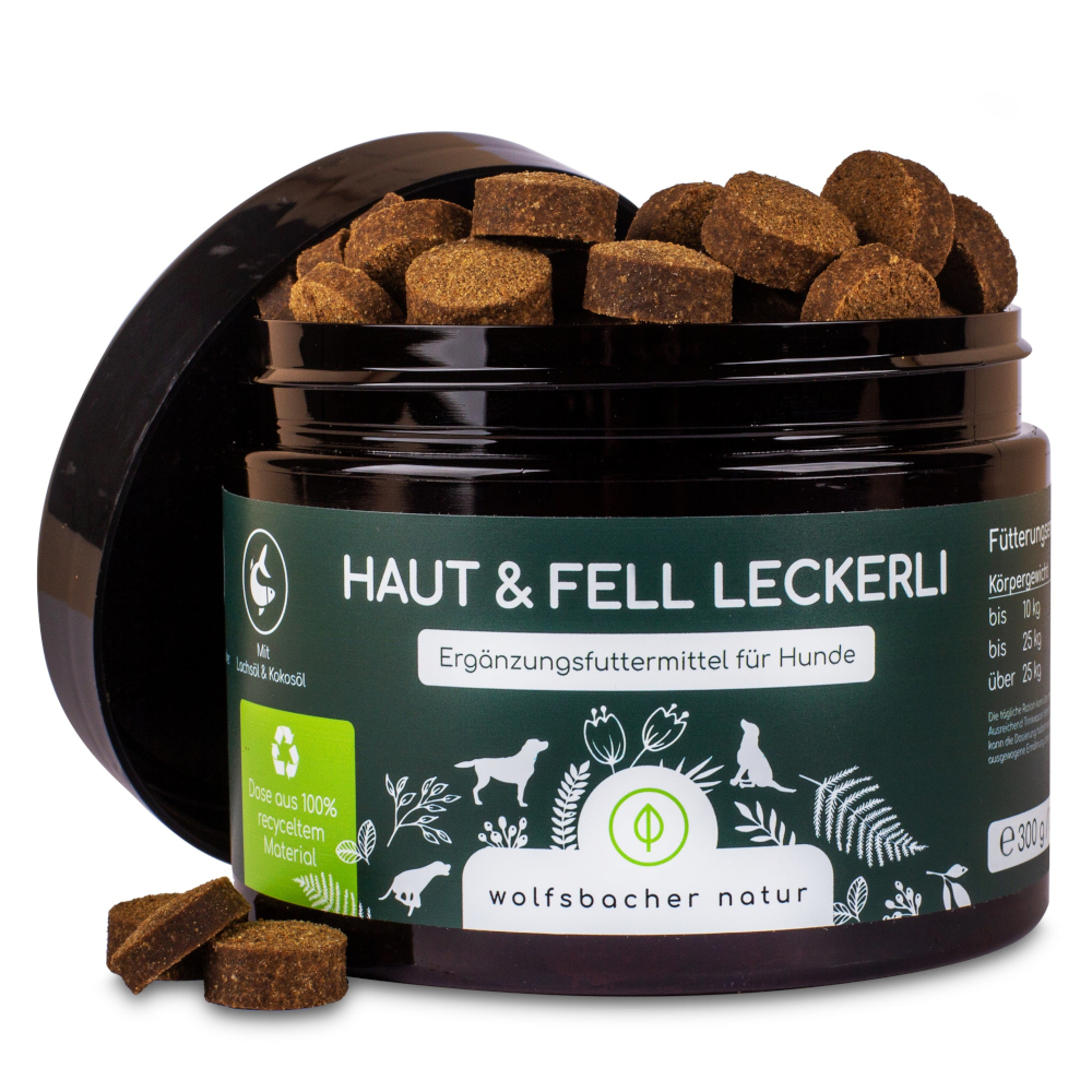 Wolfsbacher Natur Leckerli Haut & Fell - 300 g von Wolfsbacher Natur