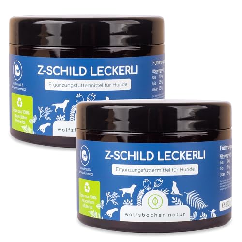 Wolfsbacher Z-Schild Snack für Hunde - Funktionssnacks für aktive Hunde | Z-Schild Leckerli 2 x | Mit Schwarzkümmelöl und Kokosöl für Schutz und Sicherheit Wolfsbacher Z-Schild Snack für Hunde - Funktionssnacks für aktive Hunde | Z-Schild Leckerli 2 x | Mit Schwarzkümmelöl und Kokosöl für Schutz und Sicherheit von Wolfsbacher