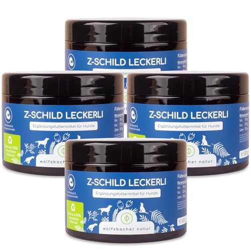 Z-Schild Snack für Hunde - Funktionssnacks für aktive Hunde | Z-Schild Leckerli 4 x | Mit Schwarzkümmelöl und Kokosöl für Schutz und Sicherheit Z-Schild Snack für Hunde - Funktionssnacks für aktive Hunde | Z-Schild Leckerli 4 x | Mit Schwarzkümmelöl und Kokosöl für Schutz und Sicherheit von Wolfsbacher