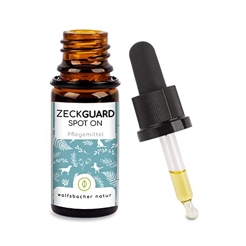 ZeckGuard - Natürliches Spot On - Zeckenschutz für Hunde und Katzen - Mit Bio-Kokosöl und Bio-Schwarzkümmelöl - Ausreichend für die gesamte Z-Saison von Wolfsbacher