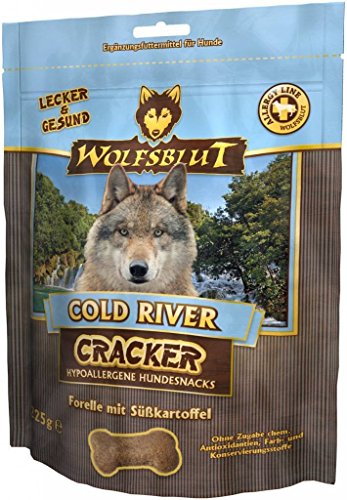 Wolfsblut 4 x 225g Cracker Cold River mit Fisch von Wolfsblut