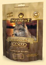 4 x 225g Wolfsblut Cracker Wild Duck getreidefreie Hundekekse mit 42% Geflügel von der Ente von Wolfsblut