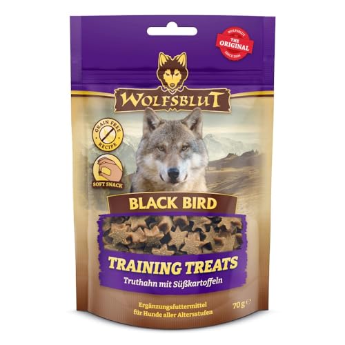 Black Bird Training Treats Turkey with Sweet Potatoes, 70 g Black Bird Training Treats Turkey with Sweet Potatoes, 70 g von Wolfsblut