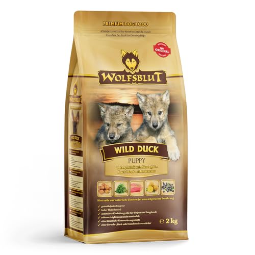 Warnicks Tierfutterservice SPARPACK Wolfsblut Wild Duck Puppy 2x2KG von Wolfsblut