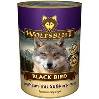 WOLFSBLUT Adult Black Bird - Truthahn mit Süßkartoffeln - 6x395g von Wolfsblut