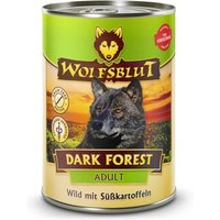 WOLFSBLUT Adult Dark Forest - Wild mit Süßkartoffel - 6x395g von Wolfsblut