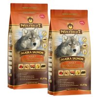 WOLFSBLUT Adult Alaska, mit Lachs und Kartoffel 2x12,5 kg von Wolfsblut