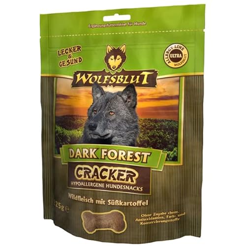 Warnicks Tierfutterservice 4 x 225g Wolfsblut Cracker mit viel Wildfleisch von Wolfsblut