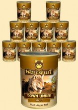 Warnicks Tierfutterservice Wolfsblut Down Under Adult Nassfutter für Hunde mit Black Angus Beef - 12 x 395 g von Wolfsblut