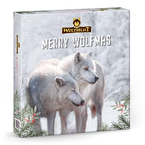 Wolfsblut - Adventskalender 2025 - Weihnachtskalender mit 24 Snacks für deinen Hund - Hochwertige Leckerlis als Belohnung - Hundefutter von Wolfsblut