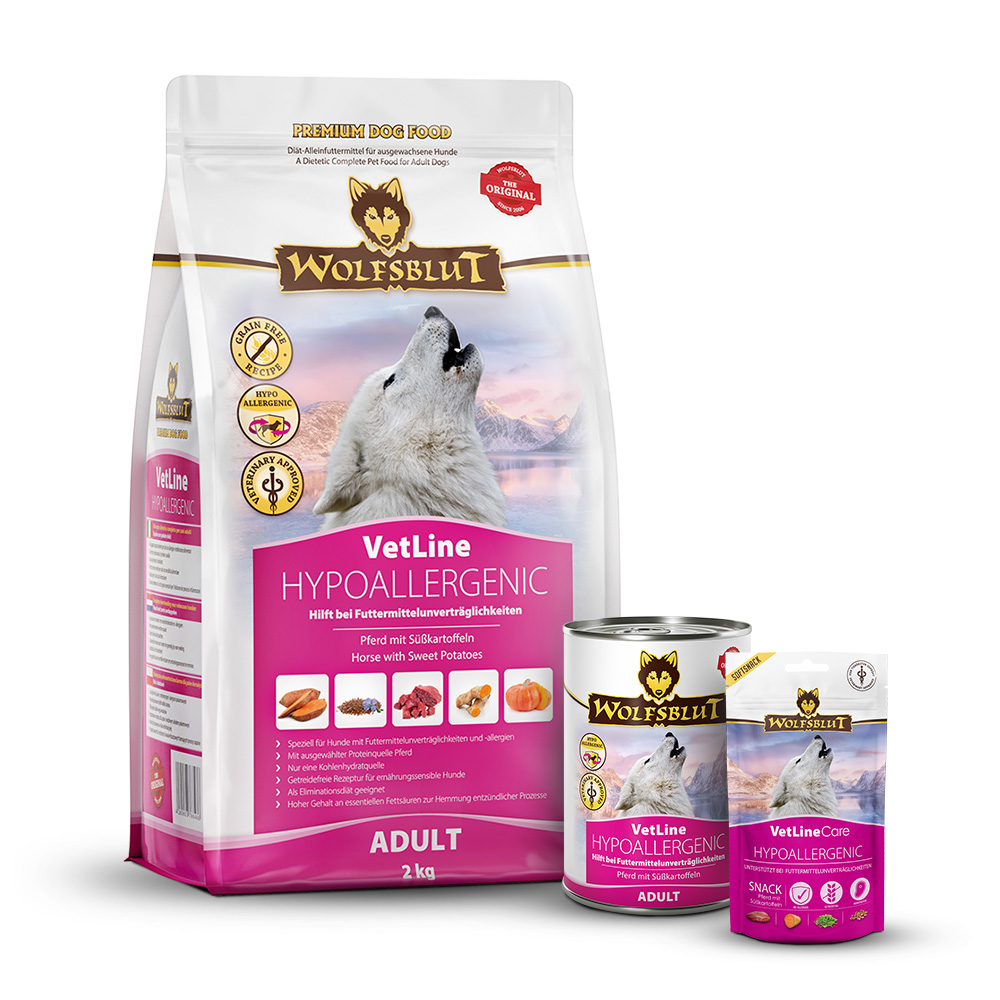 Wolfsblut | Aktionspaket: HYPOALLERGENIC | VetLine | 1 Paket von Wolfsblut