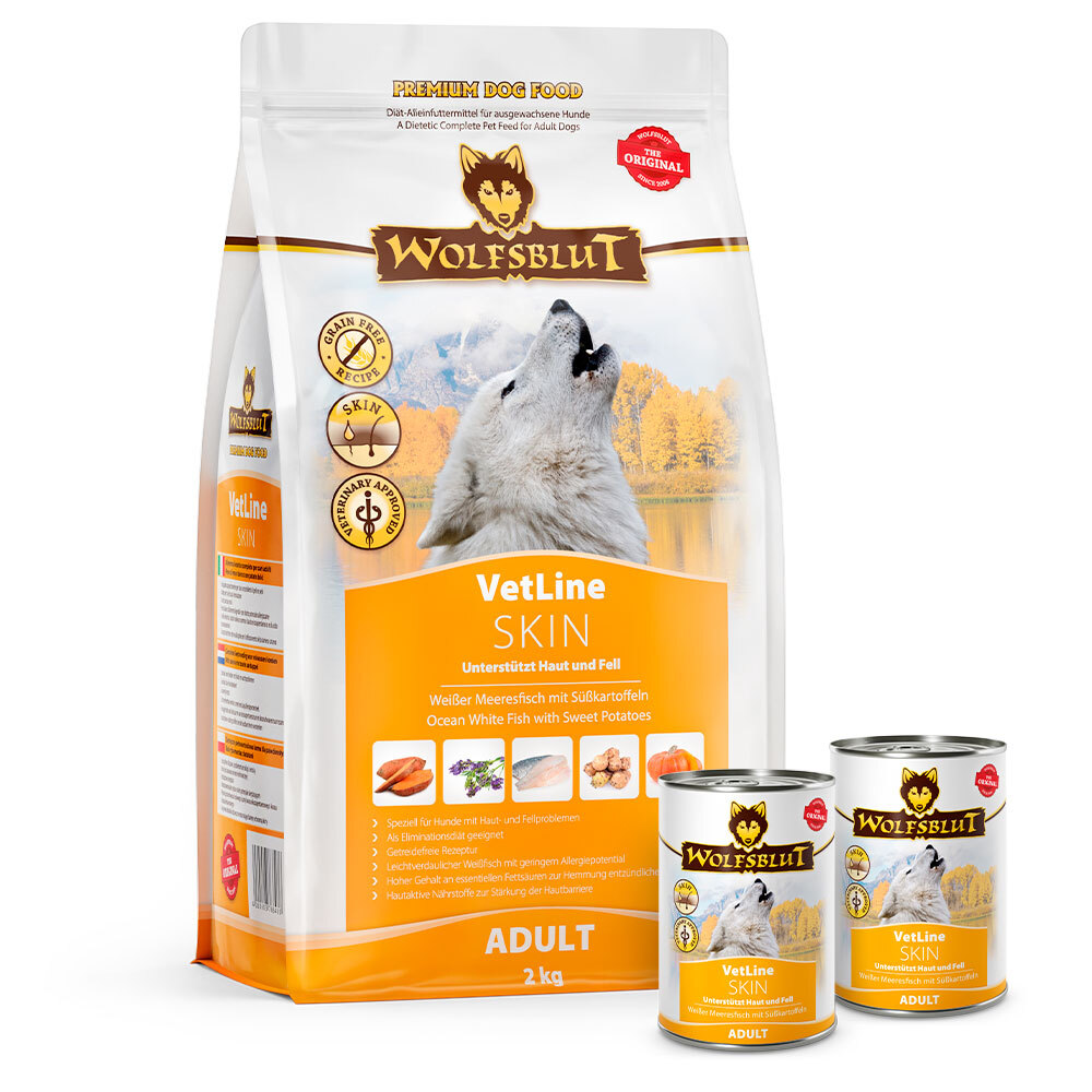 Wolfsblut | Aktionspaket: SKIN | VetLine | 1 Paket Wolfsblut | Aktionspaket: SKIN | VetLine | 1 Paket von Wolfsblut