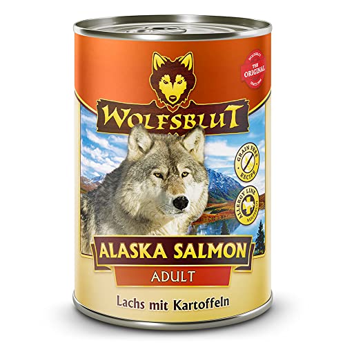 Wolfsblut - Alaska Salmon - 6 x 395 g - Lachs - Nassfutter - Hundefutter - Getreidefrei von Wolfsblut