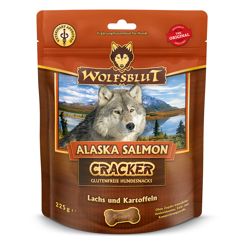 Wolfsblut | Alaska Salmon | Cracker | 225 g von Wolfsblut