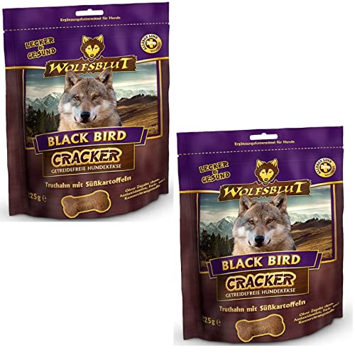 Wolfsblut - Black Bird Cracker - Truthahn mit Süßkartoffel - Doppelpack - 2 x 225g von Wolfsblut