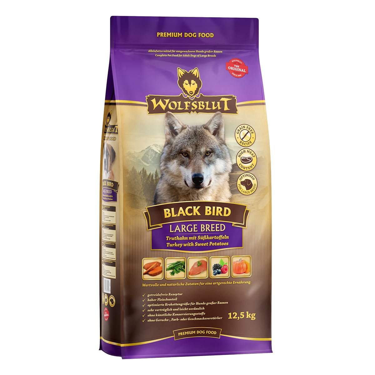 Wolfsblut Black Bird Large Breed 2x12,5kg Wolfsblut Black Bird Large Breed 2x12,5kg von Wolfsblut