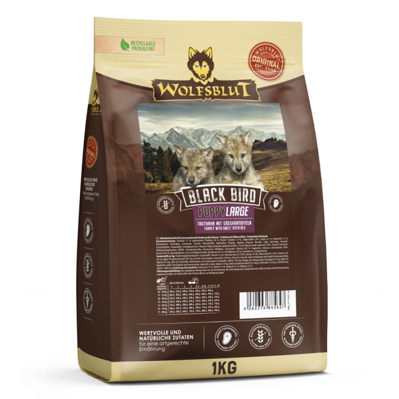 Wolfsblut | Black Bird | Large Breed Puppy | 5 x 1 kg von Wolfsblut