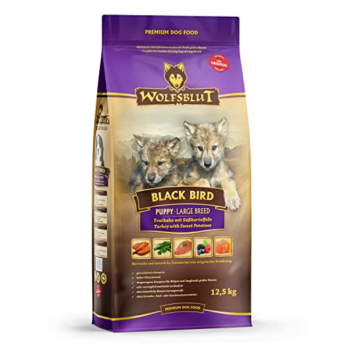 Wolfsblut - Black Bird Puppy Large Breed - 12,5 kg - Truthahn - Trockenfutter - Hundefutter - Getreidefrei Wolfsblut - Black Bird Puppy Large Breed - 12,5 kg - Truthahn - Trockenfutter - Hundefutter - Getreidefrei von Wolfsblut