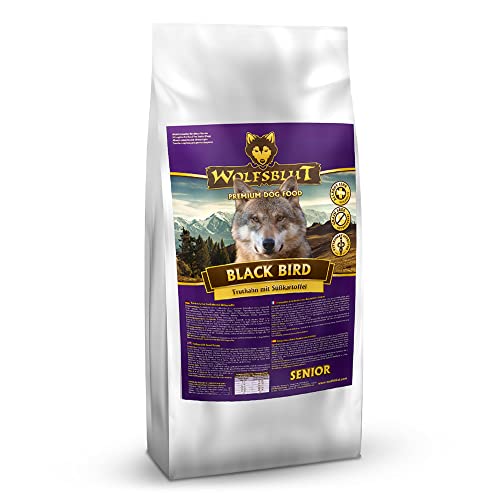 Wolfsblut - Black Bird Senior - 500 g - Truthahn - Trockenfutter - Hundefutter - Getreidefrei von Wolfsblut