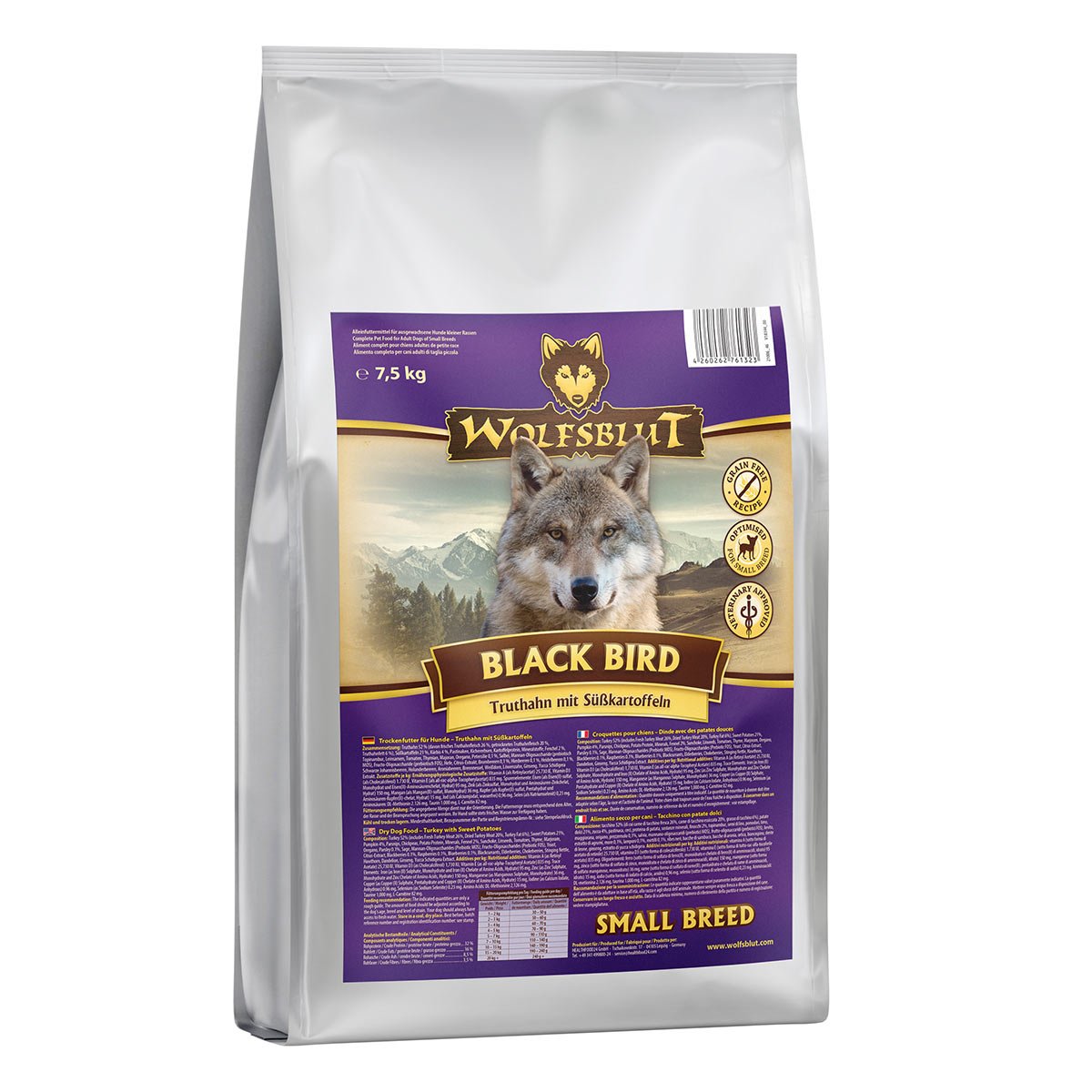 Wolfsblut Black Bird Small Breed 7,5kg von Wolfsblut