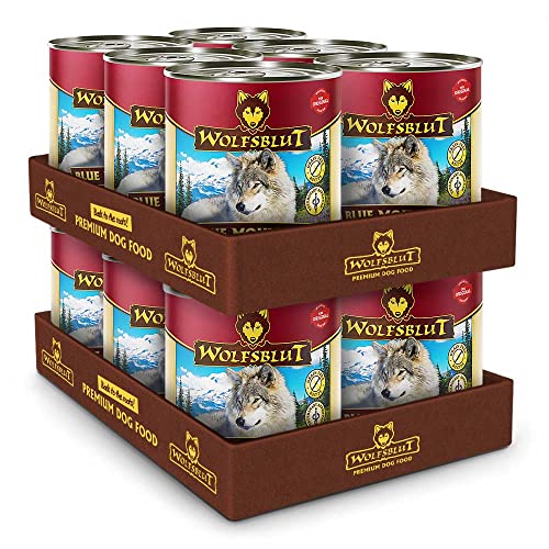 Wolfsblut - Blue Mountain - 12 x 800 g - Wildfleisch - Nassfutter - Hundefutter - Getreidefrei Wolfsblut - Blue Mountain - 12 x 800 g - Wildfleisch - Nassfutter - Hundefutter - Getreidefrei von Wolfsblut