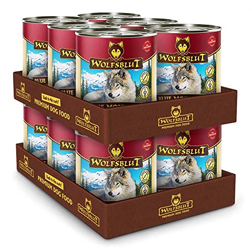 Wolfsblut - Blue Mountain - 12 x 800 g - Wildfleisch - Nassfutter - Hundefutter - Getreidefrei von Wolfsblut