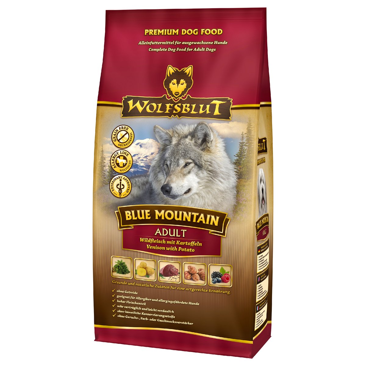 Wolfsblut Blue Mountain Adult 2kg Wolfsblut Blue Mountain Adult 2kg von Wolfsblut