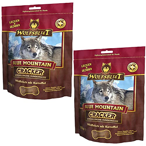 Wolfsblut Blue Mountain Cracker für Hunde - Doppelpack - 2 x 225g von Wolfsblut