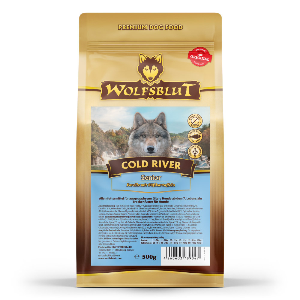 Wolfsblut | Cold River | Senior | 4 x 500 g Wolfsblut | Cold River | Senior | 4 x 500 g von Wolfsblut