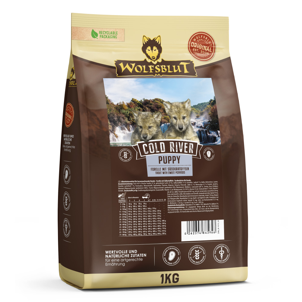 Wolfsblut | Cold River | Puppy | 1 kg Wolfsblut | Cold River | Puppy | 1 kg von Wolfsblut