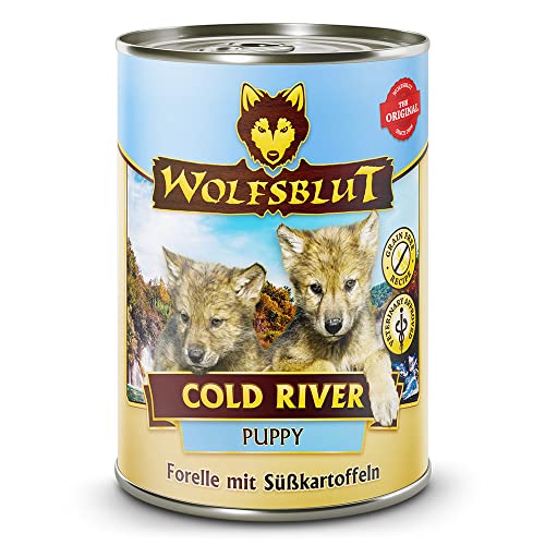 Wolfsblut - Cold River Puppy - 6 x 395 g - Forelle - Nassfutter - Hundefutter - Getreidefrei von Wolfsblut