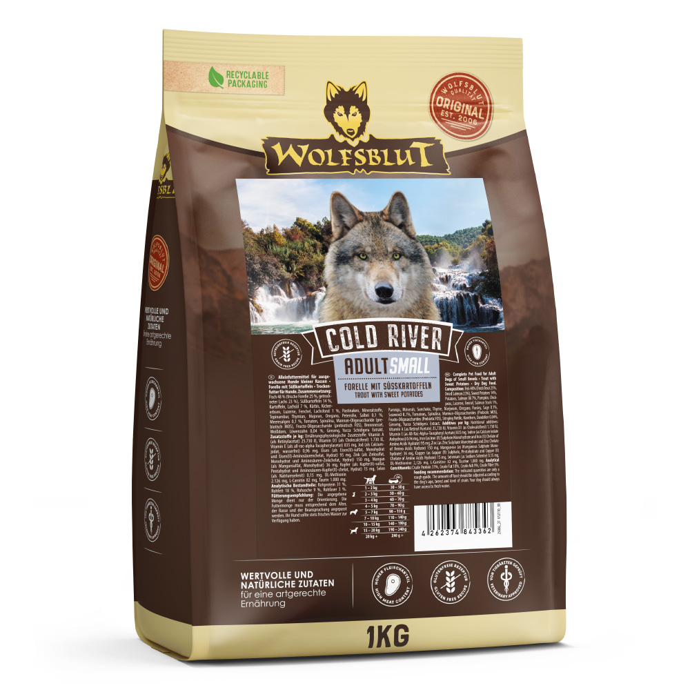 Wolfsblut | Cold River | Small Breed | 1 kg von Wolfsblut