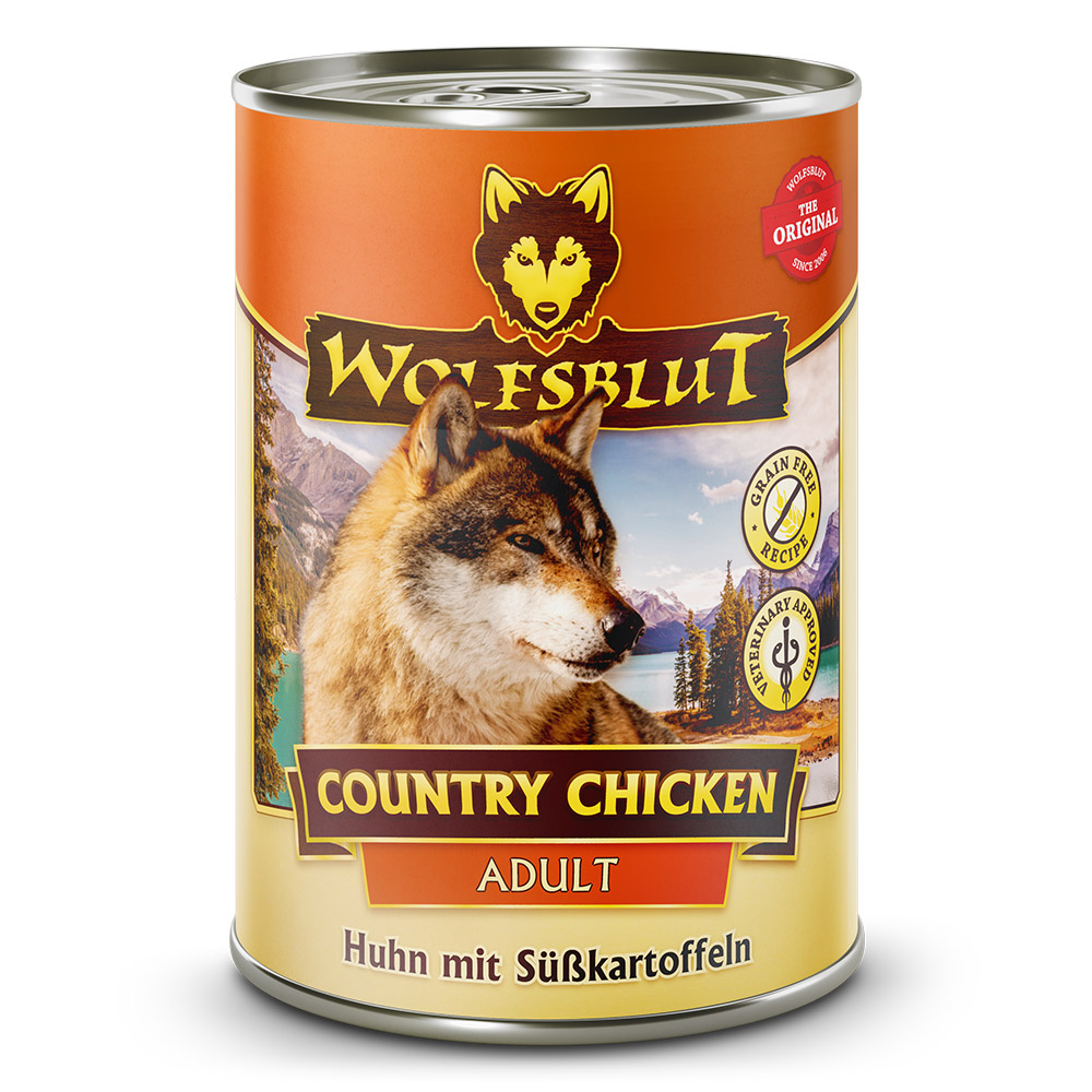 Wolfsblut | Country Chicken | Adult | 6 x 395 g von Wolfsblut