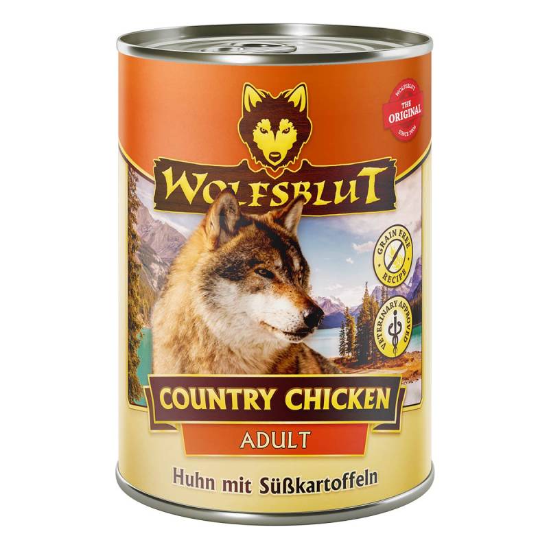 Wolfsblut Country Chicken Adult 6x395g von Wolfsblut