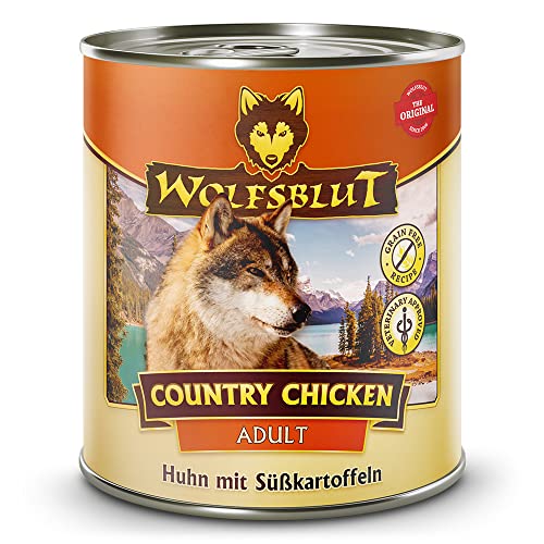 Wolfsblut Country Huhn für ausgewachsene Hunde, 800 g, 6 Stück von Wolfsblut