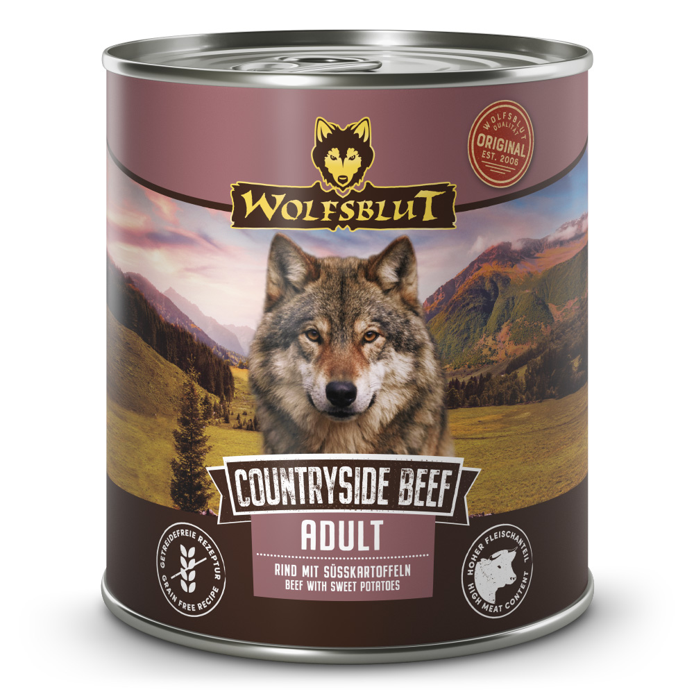 Wolfsblut | Countryside Beef | Adult | 6 x 800 g Wolfsblut | Countryside Beef | Adult | 6 x 800 g von Wolfsblut