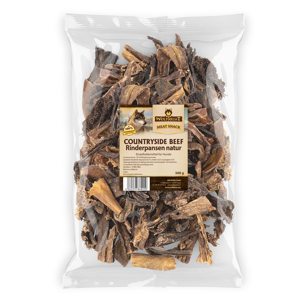 Wolfsblut | Countryside Beef Rinderpansen grün | Kauartikel | 500 g Wolfsblut | Countryside Beef Rinderpansen grün | Kauartikel | 500 g von Wolfsblut