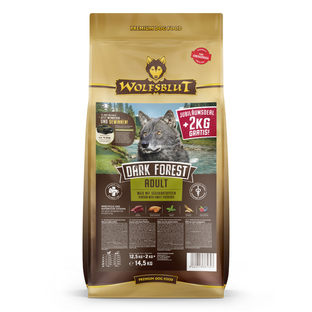 Wolfsblut | Dark Forest | Adult | 12,5 kg + 2 kg von Wolfsblut