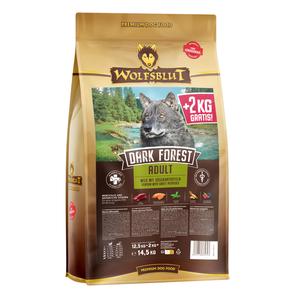 Wolfsblut | Dark Forest | Adult | 12,5 kg + 2 kg von Wolfsblut