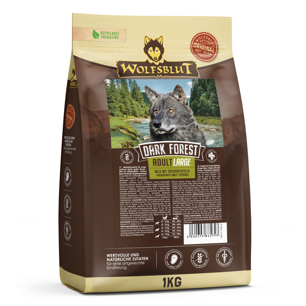 Wolfsblut | Dark Forest | Large Breed | 1 kg von Wolfsblut