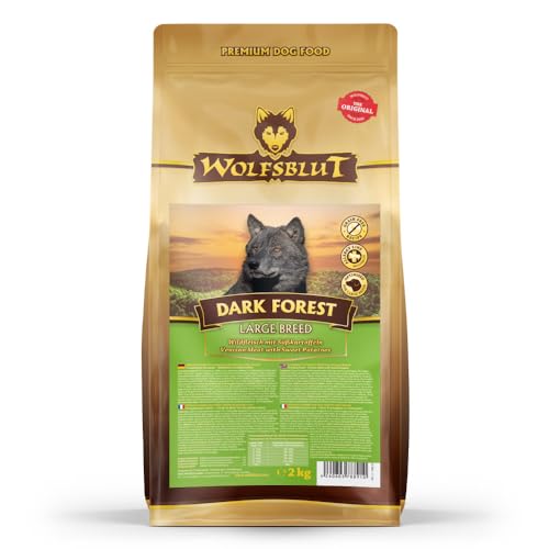 Wolfsblut Dark Forest Large Breed-Futter mit Jagdfleisch und Süßkartoffeln, speziell für Hunde großer Rassen Wolfsblut Dark Forest Large Breed-Futter mit Jagdfleisch und Süßkartoffeln, speziell für Hunde großer Rassen von Wolfsblut