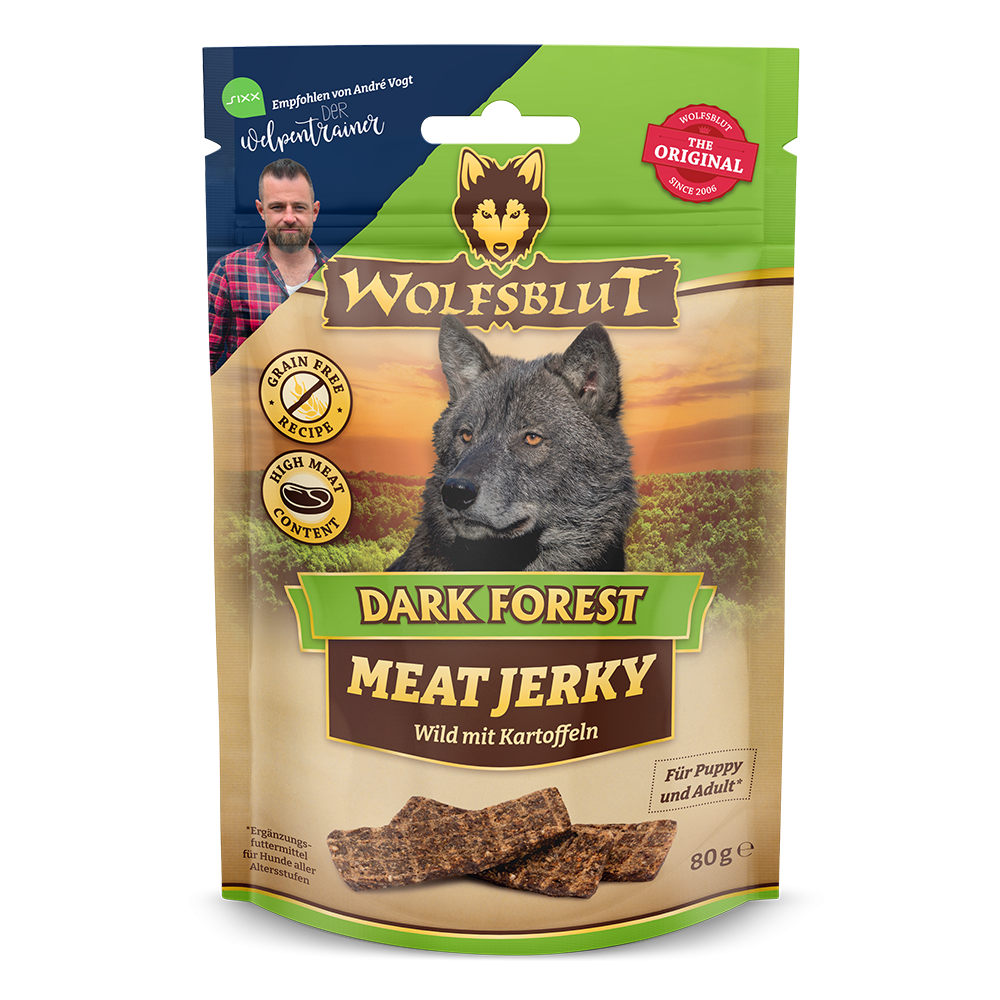 Wolfsblut | Dark Forest | Meat Jerky | 80 g Wolfsblut | Dark Forest | Meat Jerky | 80 g von Wolfsblut