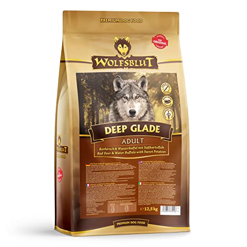 Wolfsblut - Deep Glade - 12,5 kg - Rothirsch und Wasserbüffel - Trockenfutter - Hundefutter - Getreidefrei Wolfsblut - Deep Glade - 12,5 kg - Rothirsch und Wasserbüffel - Trockenfutter - Hundefutter - Getreidefrei von Wolfsblut