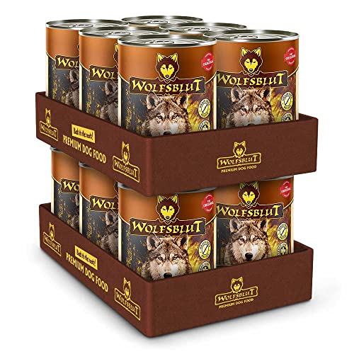 Wolfsblut - Deep Glade - 12 x 395 g - Rothirsch und Wasserbüffel - Nassfutter - Hundefutter - Getreidefrei von Wolfsblut